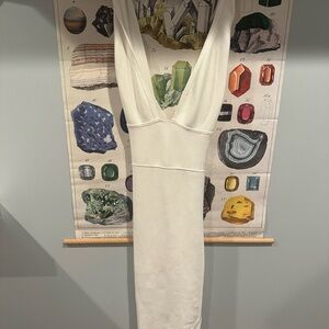 House of CB White Midi Dress